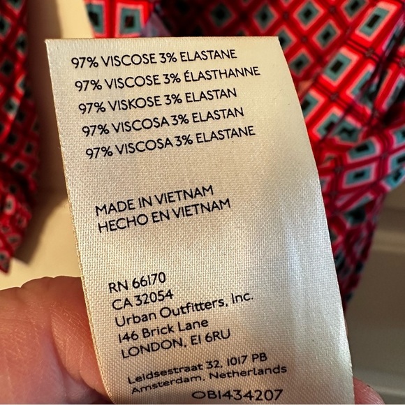 FREE PEOPLE S It Takes Two Lng Sleeve Geometric Belted Open Back Mini Dress Pink - Picture 13 of 14